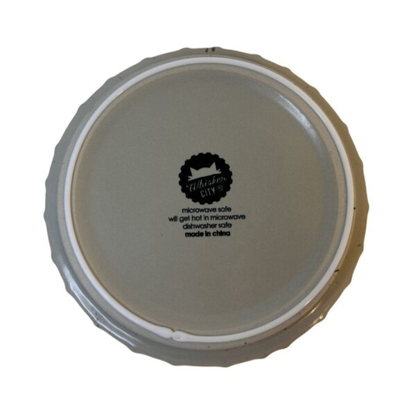 Whisker City Rustic Speckled Ceramic Slip Resistant Kitty Food/Water Bowl 5" EUC - Picture 5 of 6